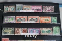 Collection de Nouvelle-Zélande de plus de 1 500 timbres neufs et usagés stockés dans un album
