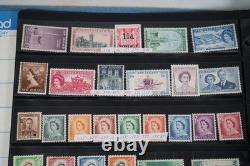 Collection de Nouvelle-Zélande de plus de 1 500 timbres neufs et usagés stockés dans un album