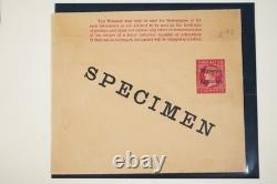 Collection de Papeterie du Maroc Britannique de 27 Cartes Postales / Enveloppes dans un Album Scott