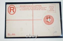 Collection de Papeterie du Maroc Britannique de 27 Cartes Postales / Enveloppes dans un Album Scott