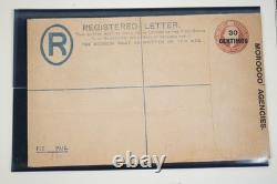Collection de Papeterie du Maroc Britannique de 27 Cartes Postales / Enveloppes dans un Album Scott