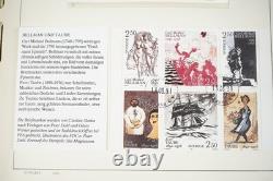 Collection de Suède de plusieurs centaines de timbres neufs, FDC et livrets dans un album