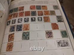 Collection de Timbres Exceptionnelle du Monde Entier dans l'Album Parfait HE Harris Statesman WOW