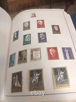 Collection de Timbres Exceptionnelle du Monde Entier dans l'Album Parfait HE Harris Statesman WOW