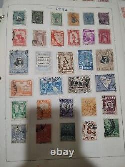 Collection de Timbres Fabuleuse du Monde Entier avec de Nombreux Pays Intéressants des Années 1800 et Plus. A+