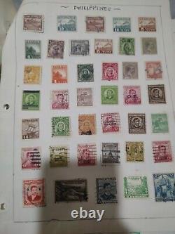 Collection de Timbres Fabuleuse du Monde Entier avec de Nombreux Pays Intéressants des Années 1800 et Plus. A+