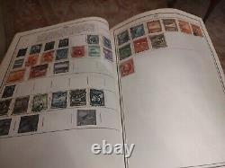 Collection de Timbres Mondiale Dans L'Album Ambassadeur HE Harris Chargé de Grands Exemplaires