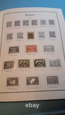 Collection de Timbres de Monaco dans un Album Yt Période 1920-1979 La Majorité en Parfait État Excellente Introduction