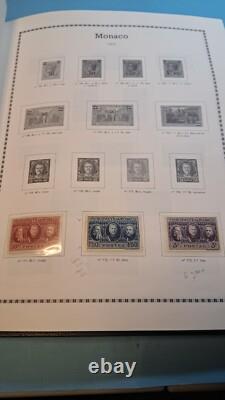 Collection de Timbres de Monaco dans un Album Yt Période 1920-1979 La Majorité en Parfait État Excellente Introduction