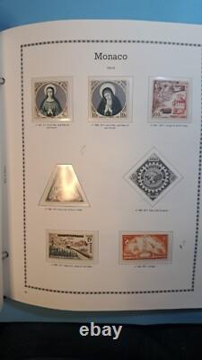 Collection de Timbres de Monaco dans un Album Yt Période 1920-1979 La Majorité en Parfait État Excellente Introduction
