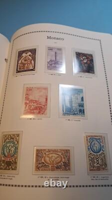Collection de Timbres de Monaco dans un Album Yt Période 1920-1979 La Majorité en Parfait État Excellente Introduction