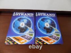 Collection de Timbres de la Monnaie Mondiale dans 2 albums Sg Strand