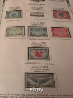 Collection de Timbres des États-Unis 1897 Avance dans un Album Minkus Rempli. Voir par Vous-Même