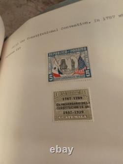 Collection de Timbres des États-Unis et du Monde. L'Évolution des États-Unis à Travers les Timbres