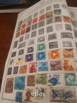 Collection de Timbres du Monde dans l'Album Minkus Statesman des Années 1900 et au-delà. Quantité Plus
