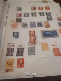 Collection de Timbres du Monde dans l'Album Minkus Statesman des Années 1900 et au-delà. Quantité Plus