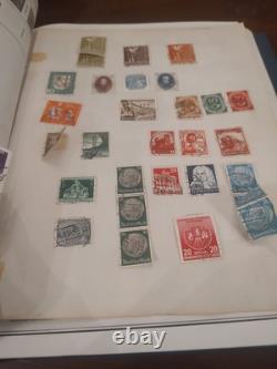 Collection de Timbres du Monde dans l'Album Minkus Statesman des Années 1900 et au-delà. Quantité Plus