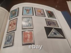 Collection de Timbres du Monde dans l'Album Minkus Statesman des Années 1900 et au-delà. Quantité Plus