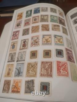 Collection de Timbres du Monde dans l'Album Minkus Statesman des Années 1900 et au-delà. Quantité Plus