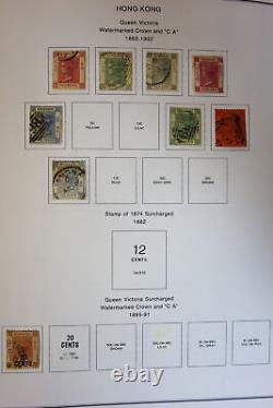 Collection de Variétés de Timbres de Hong Kong