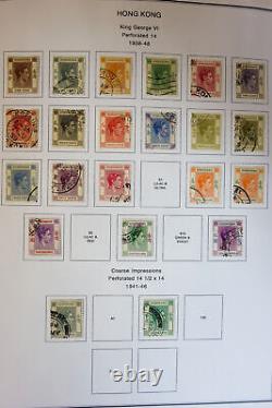 Collection de Variétés de Timbres de Hong Kong