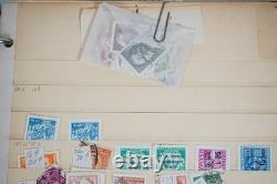 Collection de Yougoslavie de 1175+ timbres neufs et utilisés dans un album sur des pages de stockage