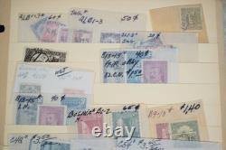Collection de Yougoslavie de 1175+ timbres neufs et utilisés dans un album sur des pages de stockage