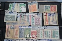 Collection de Yougoslavie de 1175+ timbres neufs et utilisés dans un album sur des pages de stockage