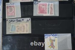 Collection de Yougoslavie de 1175+ timbres neufs et utilisés dans un album sur des pages de stockage