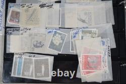 Collection de Yougoslavie de 1175+ timbres neufs et utilisés dans un album sur des pages de stockage