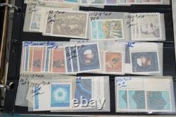 Collection de Yougoslavie de 1175+ timbres neufs et utilisés dans un album sur des pages de stockage