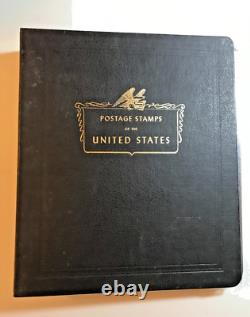 Collection de bobines des États-Unis (750+) sur 14 pages dans un ancien album White Ace, 1939-1988