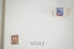 Collection de cachets postaux des colonies françaises de 347 timbres dans un album