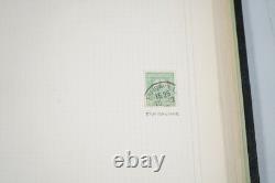 Collection de cachets postaux des colonies françaises de 347 timbres dans un album