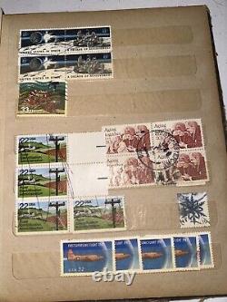Collection de cartes postales et de timbres anciens
