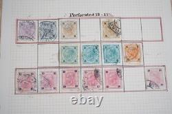 Collection de classiques autrichiens de 925+ timbres neufs et utilisés sur pages d'album