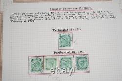 Collection de classiques autrichiens de 925+ timbres neufs et utilisés sur pages d'album