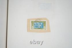 Collection de colonies françaises de plus de 325 oblitérations de villes dans un album fait maison