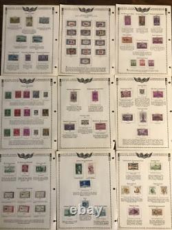 Collection de commémoratifs américains dans l'album Minkus des États-Unis de 1869 à 1965