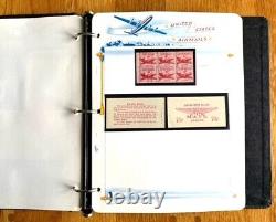 Collection de courrier aérien dans l'album White Ace avec couverture anti-poussière CV 874,15 $