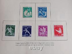 Collection de grande valeur Allemagne RDA dans un album rare de timbres non utilisés + blocs RDA
