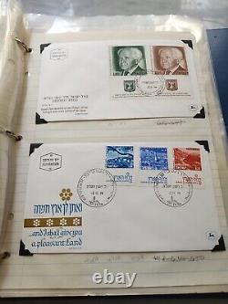 Collection de plis premier jour d'ISRAËL : qualité exceptionnelle et histoire. 1967 en avant A+++