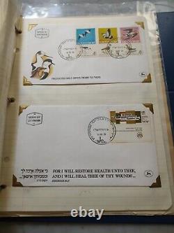 Collection de plis premier jour d'ISRAËL : qualité exceptionnelle et histoire. 1967 en avant A+++