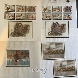 Collection de timbres 1996 Jeux olympiques sur 77 pages d’album, neuf sans charnière
