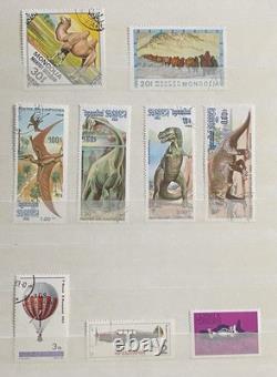 Collection de timbres (253 timbres du monde entier)