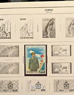 Collection de timbres CHINE : DES DRAGONS À MAO 600 sur pages d'album. LIVRAISON GRATUITE AUX ÉTATS-UNIS. Z-MAN