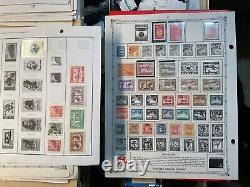 Collection de timbres CHINE : DES DRAGONS À MAO 600 sur pages d'album. LIVRAISON GRATUITE AUX ÉTATS-UNIS. Z-MAN