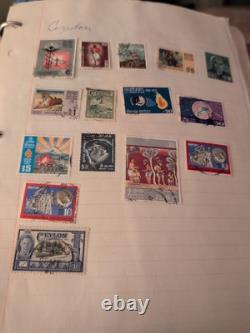 Collection de timbres ENORME à l'échelle mondiale. Regardez juste quelques-uns des articles que vous recevrez.