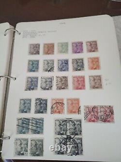 Collection de timbres IMPORTANTE d'Espagne des années 1900 à 1959. Incluant l'ensemble de timbres nus de Goya de 1930.