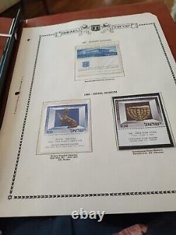 Collection de timbres ISRAEL sur pages MINKUS, exemplaires uniques, onglets 1961 1966. Qualité Plus